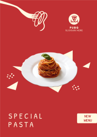 New Pasta Menu  Flyer Image Preview