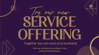 New Service Offer Facebook Event Cover Design