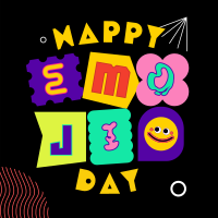 Playful Emoji Day Instagram Post Design