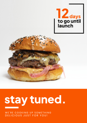 Burger Shack Launch Flyer Image Preview