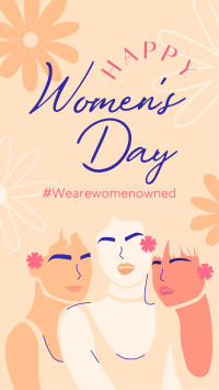 Happy Women's Day Facebook story Image Preview