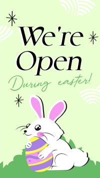 Open During Easter Facebook Story Design