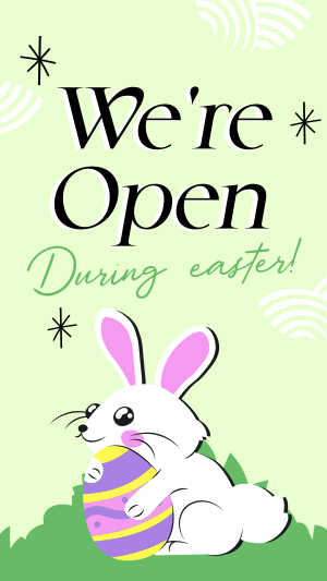 Open During Easter Facebook story Image Preview