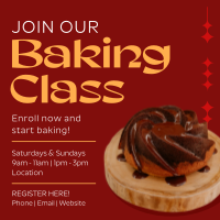 Bake Class Register Instagram Post Preview