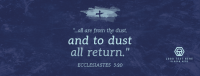 Ash Wednesday Verse Facebook cover Image Preview