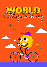 Celebrate Bicycle Day Poster Image Preview