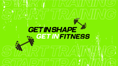 Get in Shape YouTube cover (channel art) Image Preview