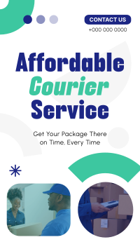 Affordable Courier Service Instagram story Image Preview