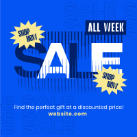 Playful All Week Sale Instagram post Image Preview