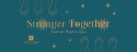 Stronger Together this Human Rights Day Facebook cover Image Preview