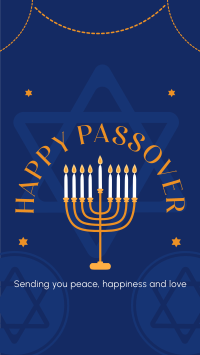 Happy Passover Greetings Facebook Story Design