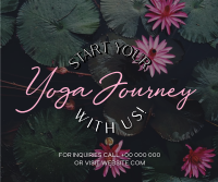 Yoga Journey Facebook Post Design