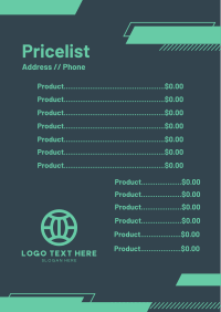 Futuristic Dynamic Menu Preview