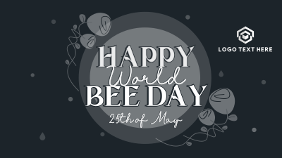 Happy World Bee Facebook event cover Image Preview