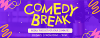 Comedy Break Podcast Facebook cover Image Preview