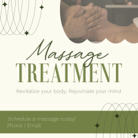 Spa Massage Treatment Linkedin Post Image Preview