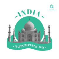 Incredible India Monument Instagram Post Design