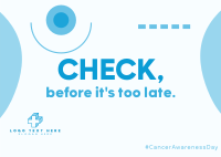 Cancer Awareness Movement Postcard Image Preview