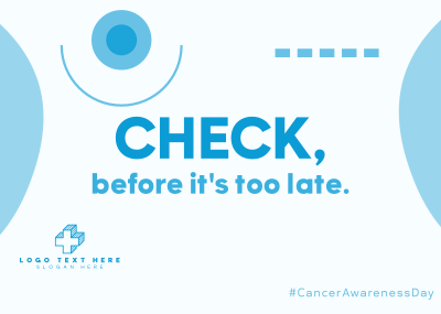 Cancer Awareness Movement Postcard Image Preview