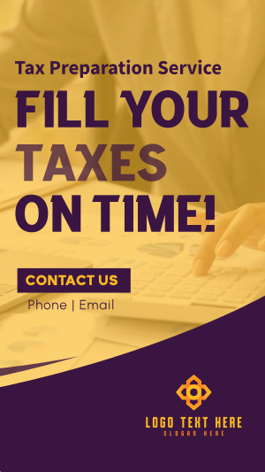 Fill Your Taxes Facebook story Image Preview