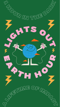 Earth Hour Lights Out TikTok video Image Preview