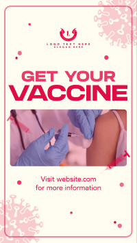 Get Your Vaccine Facebook Story Design