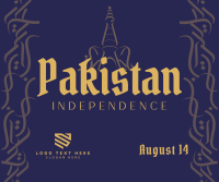 Pakistan Independence Facebook Post Design