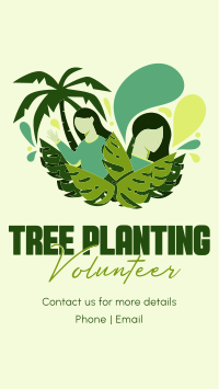 Minimalist Planting Volunteer TikTok video Image Preview