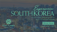  Minimalist Korea Travel Facebook Event Cover Design