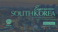  Minimalist Korea Travel Facebook event cover Image Preview