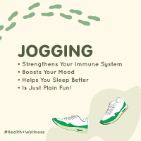 Jogging Facts Instagram post Image Preview