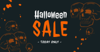 Halloween Skulls Sale Facebook Ad Design