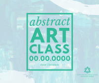 Abstract Art Facebook Post Design