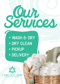Laundry Swirls Flyer Image Preview
