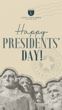 President's Day Mt. Rushmore Instagram Reel Design