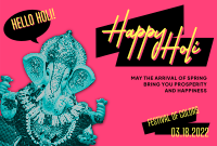 Hello Holi Pinterest board cover Image Preview