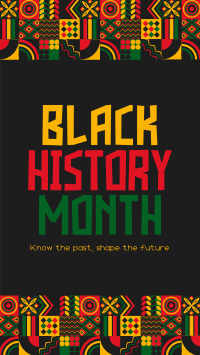 Neo Geo Black History Month YouTube Short Design