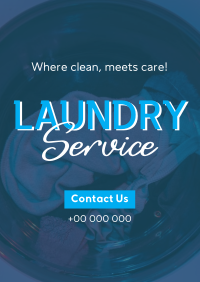 Clean Laundry Service Flyer Image Preview