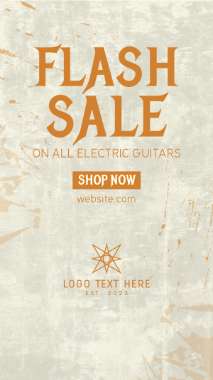 Guitar Flash Sale Facebook story Image Preview