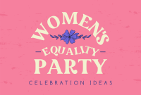 Women's Equality Celebration Pinterest board cover Image Preview