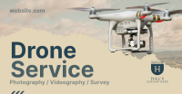 Drone Services Available Facebook ad Image Preview