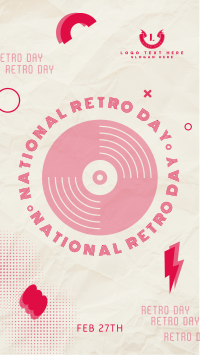 Disco Retro Day YouTube Short Design