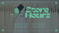 Sophisticated Shop Hours Animation Image Preview