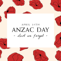 Anzac Day Pattern Instagram post Image Preview