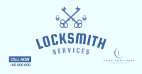 Locksmith Emblem Facebook Ad Design
