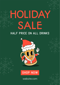 Holiday Beer Time Poster Design