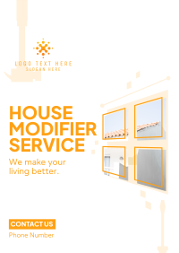 House Modifier Service Flyer Design