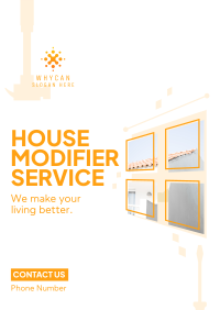 House Modifier Service Flyer Image Preview