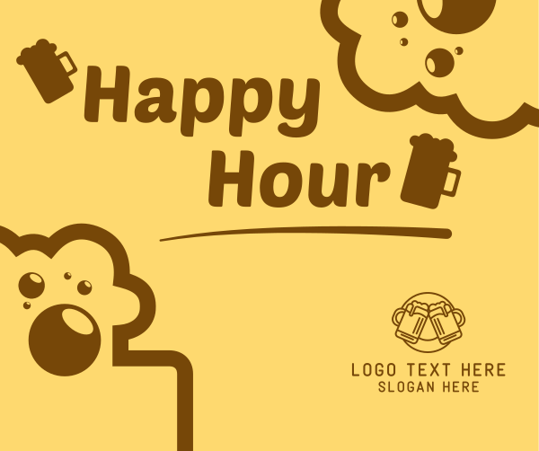 Happy Hour Facebook Post Design Image Preview