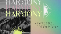 Harmony in Every Step Facebook Event Cover Design